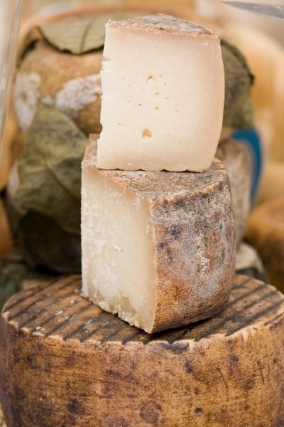 Hard sheep cheese; Pecorino cheese