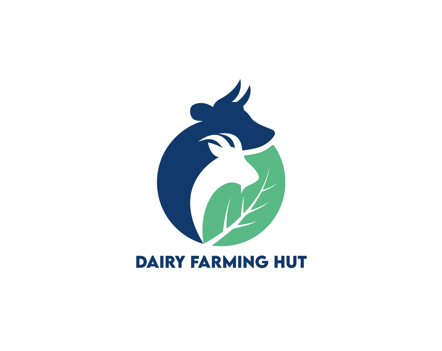 Dairy Farming hut logo